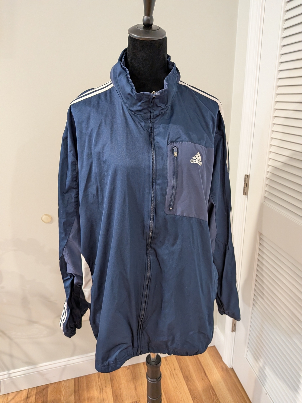 Adidas Men’s Navy Track Jacket Size 2XL